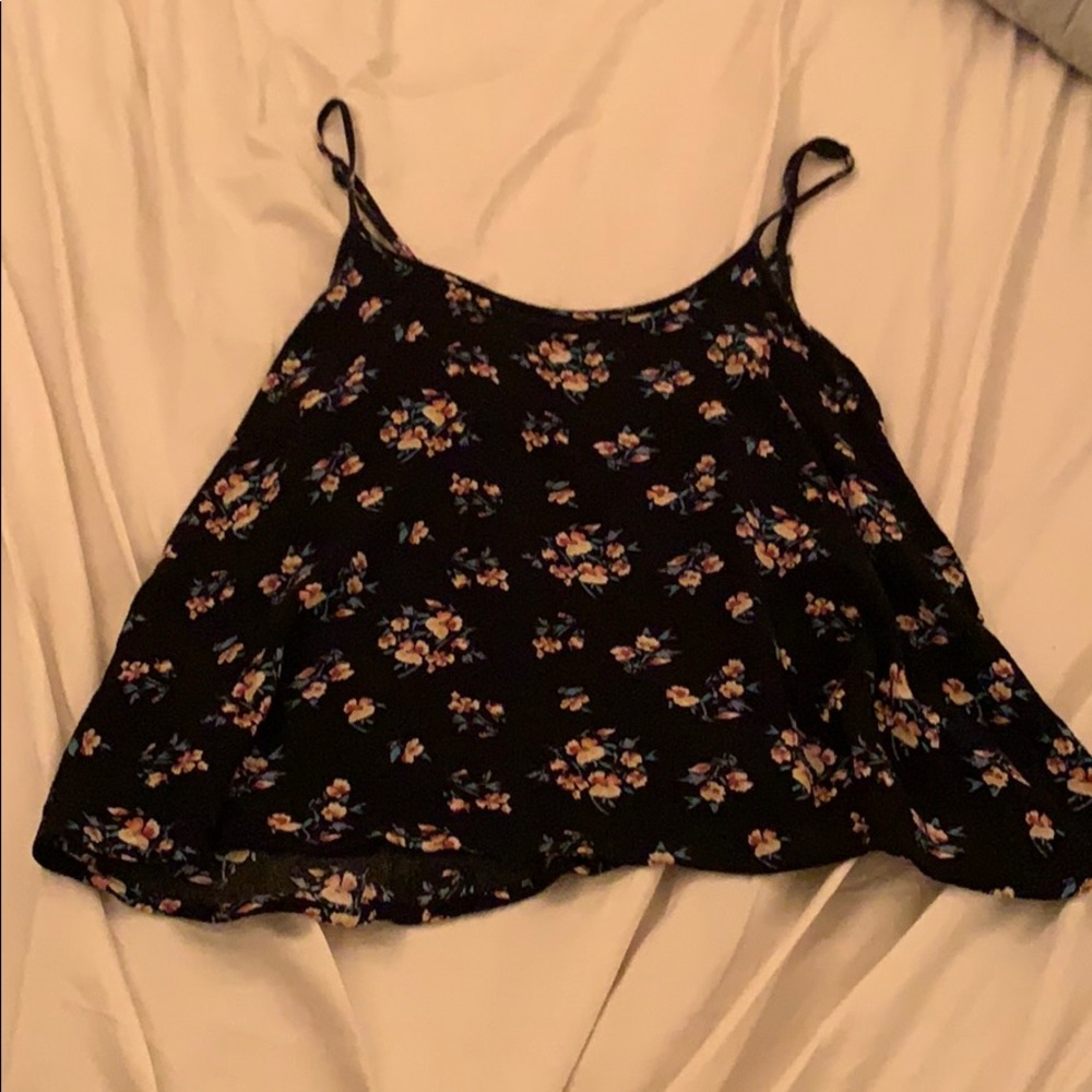 flowery tank top